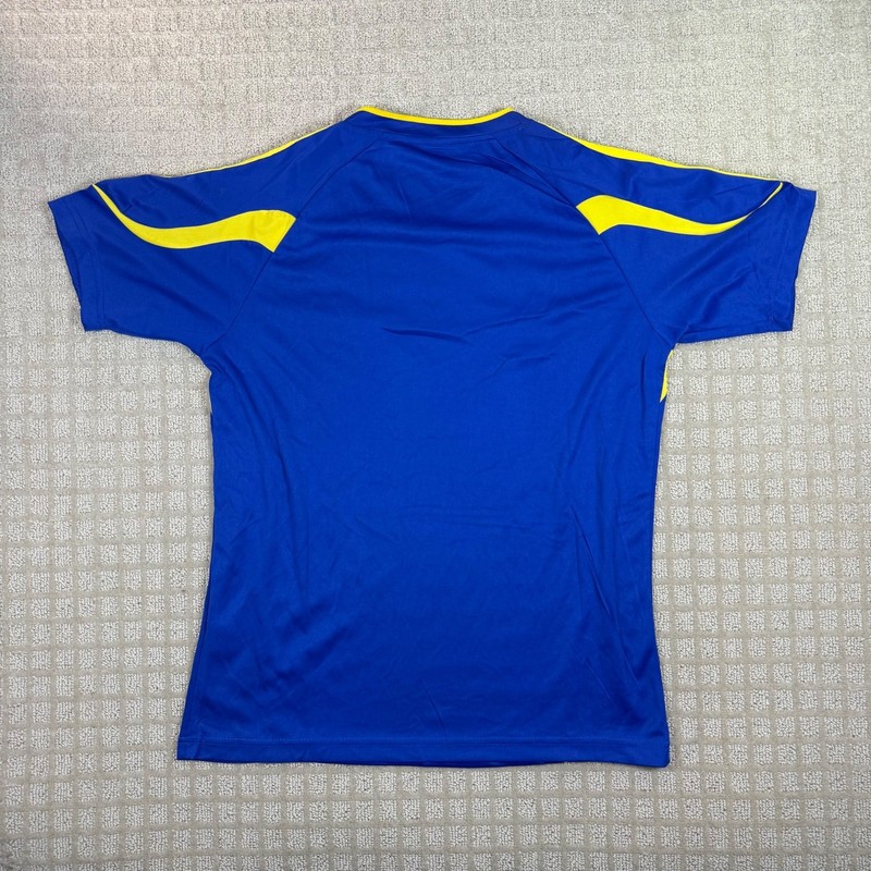 Adidas Zanzibar ClimaCool Soccer Jersey XL Blue Yellow gallery