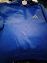 ADIDAS Men’s M Chest Logo Crewneck Sweatshirt, Heavyweight Pullover