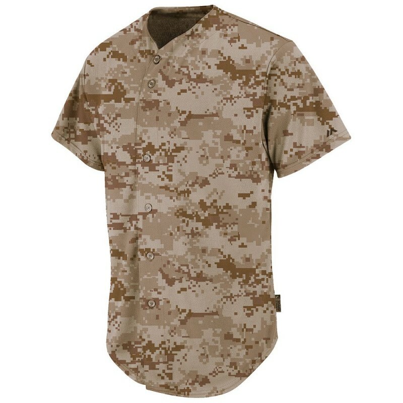 Majestic Cool Base Camo Baseball Jersey Youth or Men Full or Two Button NWOT