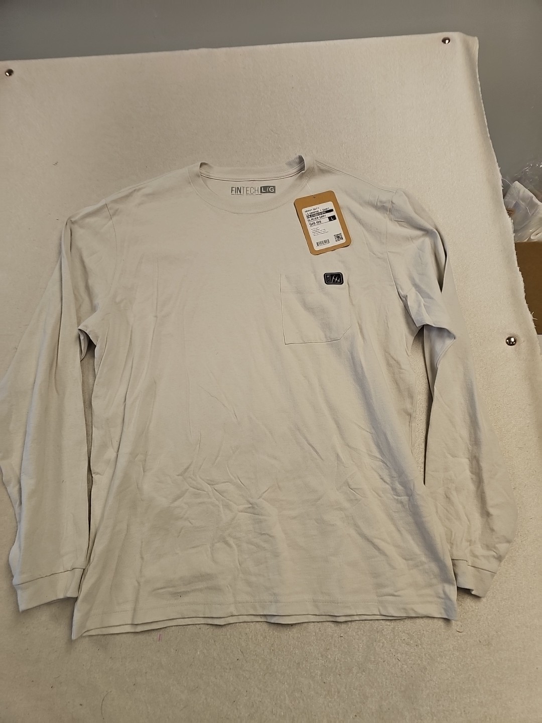Fintech Coastal Performance Long Sleeve UV Men's Size L Gray New gallery