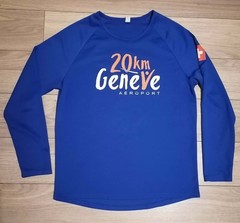 RUNNING JERSEY SHIRT TRIKOT 20 KM GENEVE SWITZERLAND SWISS SUISSE L SIZE
