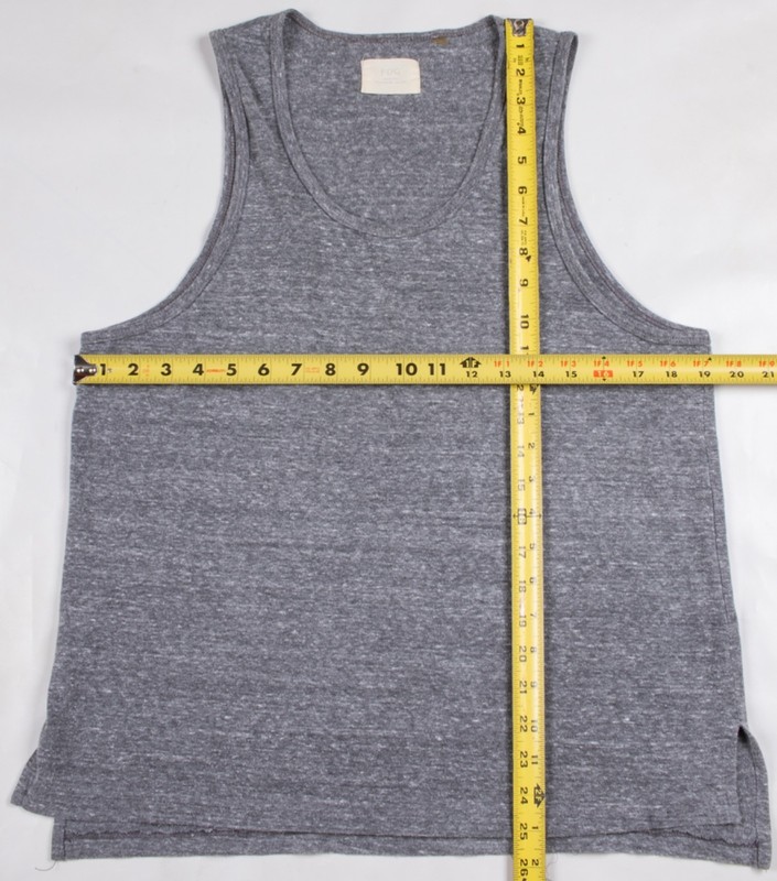 2015 Fear of God FOG PacSun Collection One 1 Heather Gray Tank Top Men's MD?LRG gallery
