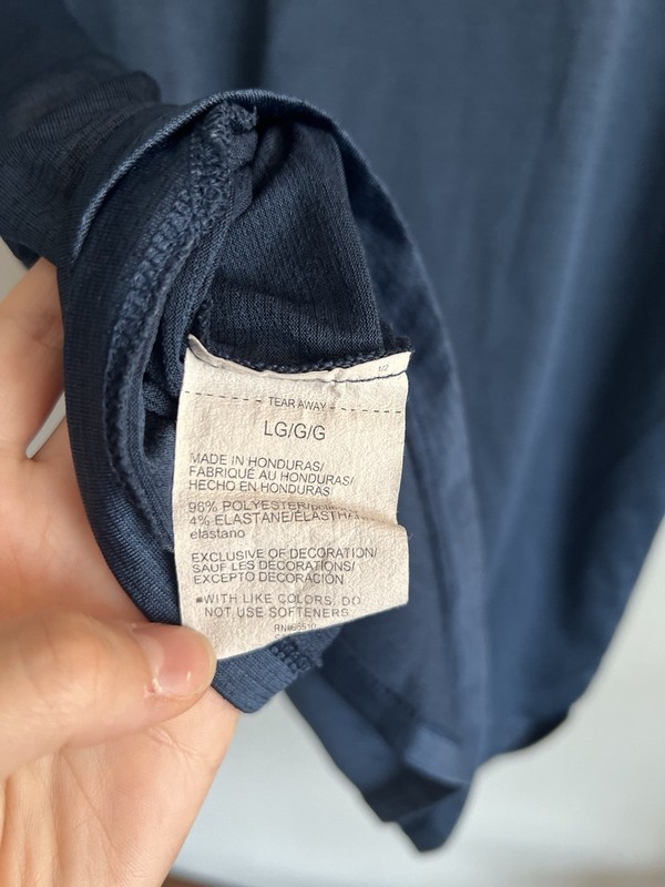 Under Armour Men's Athletic Tee Navy Loose Size Large gallery