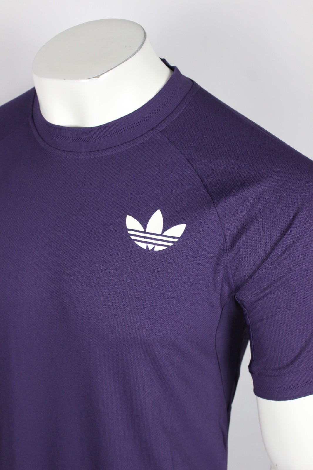 adidas Originals Men's Freelift Crew Pro Tennis Short Sleeve Shirt Aurora Purple gallery
