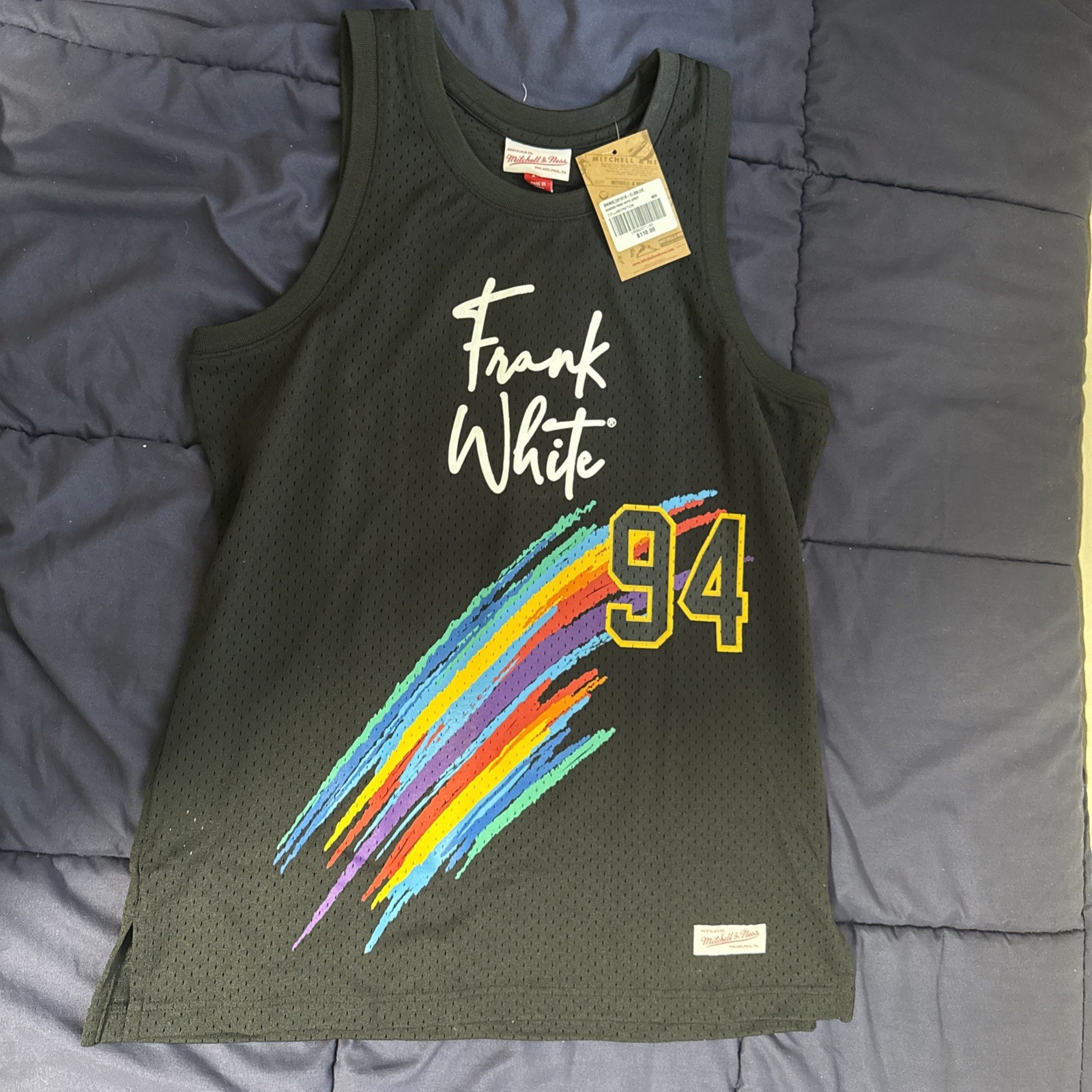 Mitchell & Ness Frank White Notorious B.I.G Collab Be Noble Jersey M Medium NWT gallery