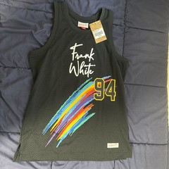 Mitchell & Ness Frank White Notorious B.I.G Collab Be Noble Jersey M Medium NWT