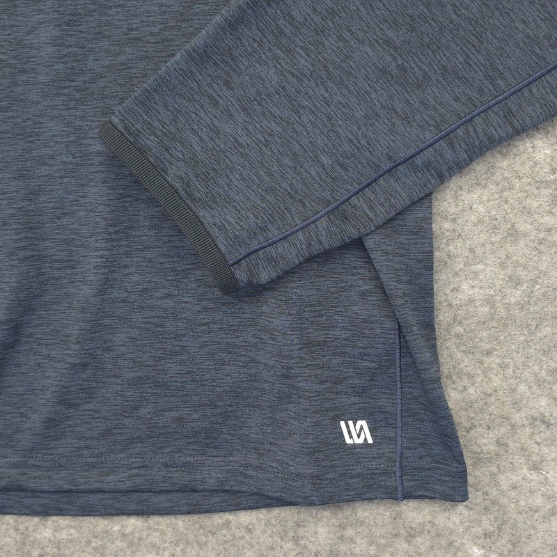 VRST Accelerate Blue Half Zip Pullover Long Sleeve Golf Workout Gym Men's Size L gallery