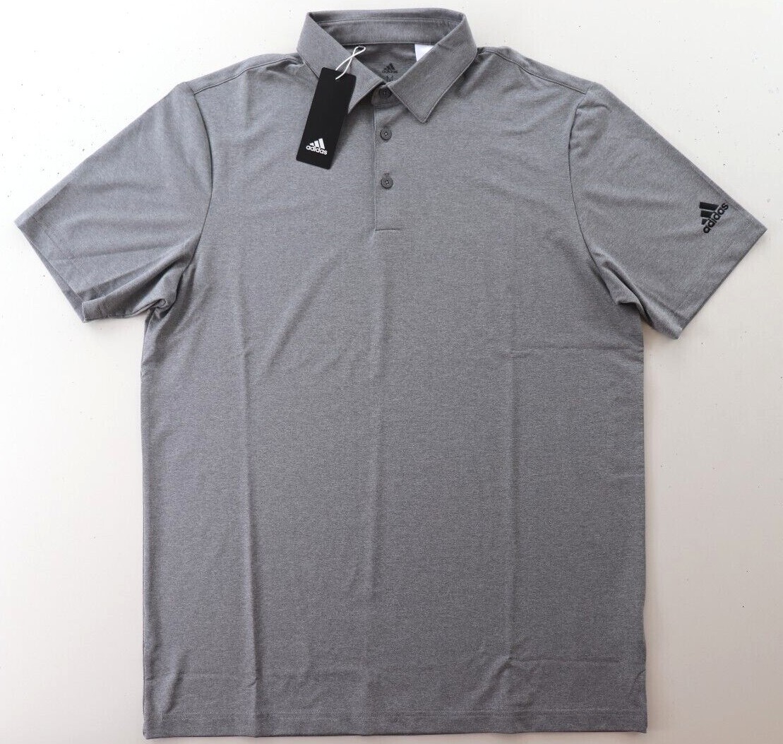 ADIDAS ULTIMATE365 GOLF HEATHER AEROREADY POLO SHIRT TOP - GM0271 MEN M gallery
