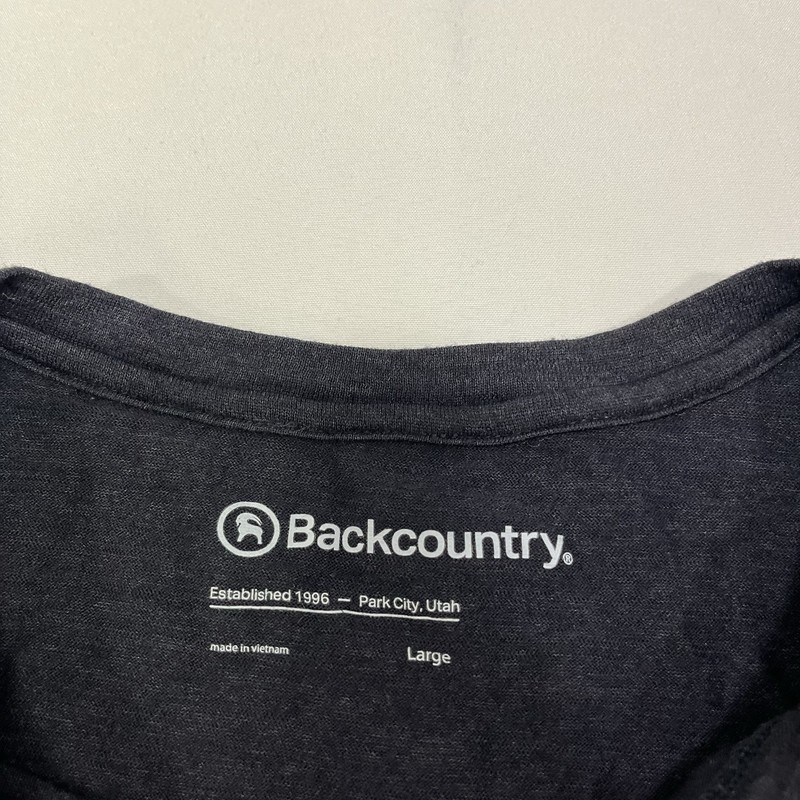 Backcountry Merino Wool Blend Base Layer Gray Long Sleeve Shirt Mens Medium gallery