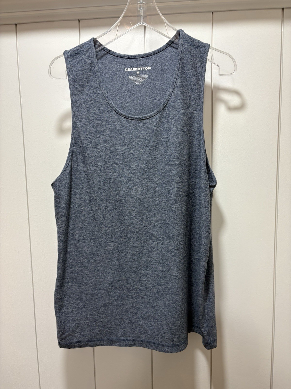Bearbottom Pace Tank Top Running Blue Mens Size Medium gallery