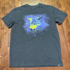 Under Armour Project Rock T Shirt Mens Medium Black Wolf Gym Training Graphic UA