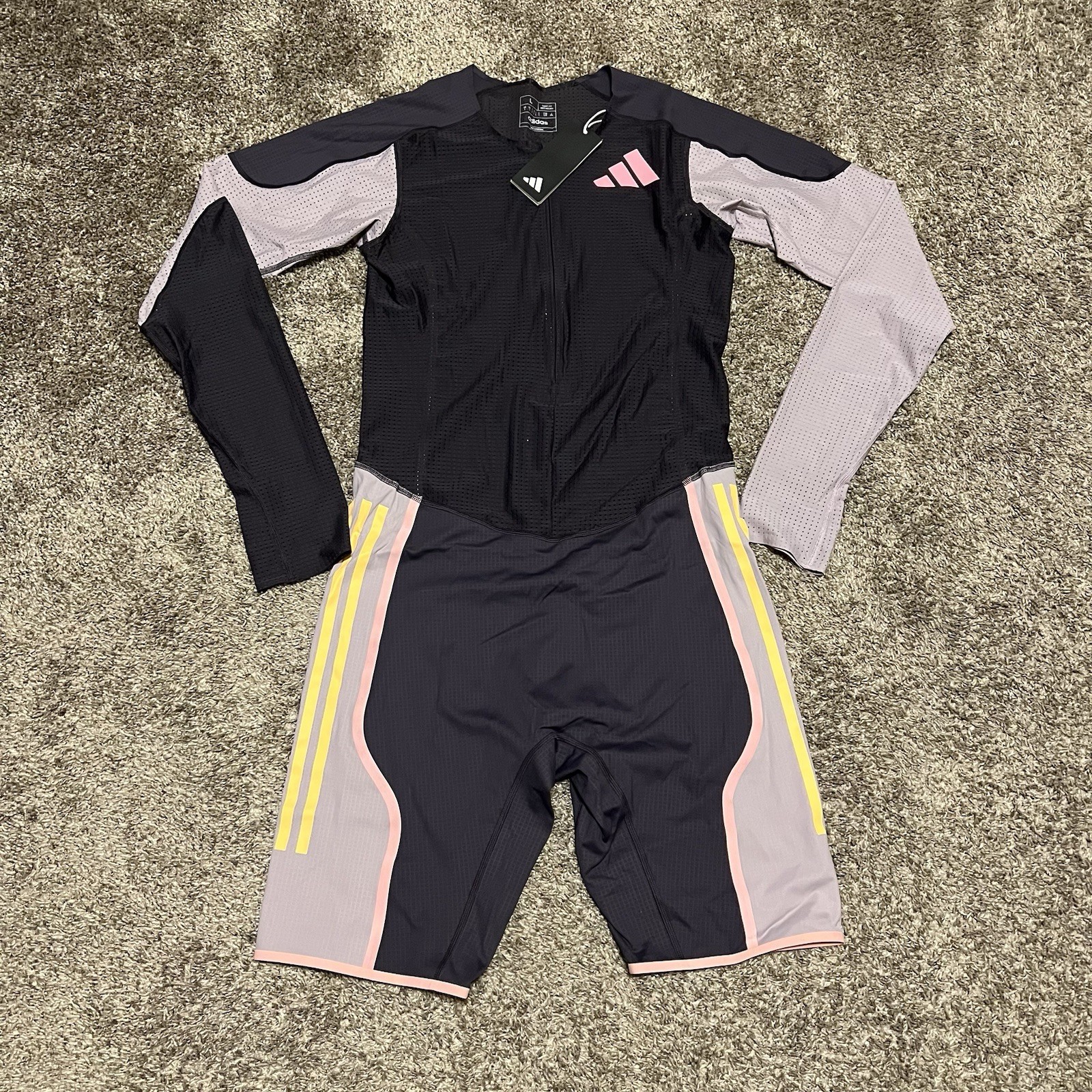 RARE adidas 2024 Pro Elite Team Long Sleeve Speedsuit IN1130 Men’s Size L gallery