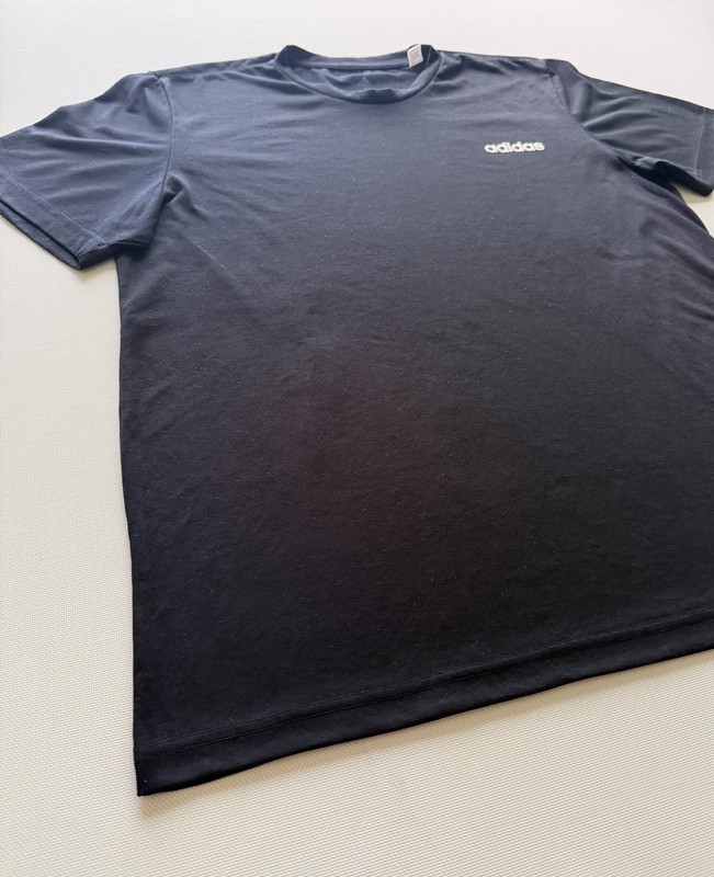 2 pcs Adidas Men’s Primegreen T-Shirts Black & Navy Blue Size Large gallery