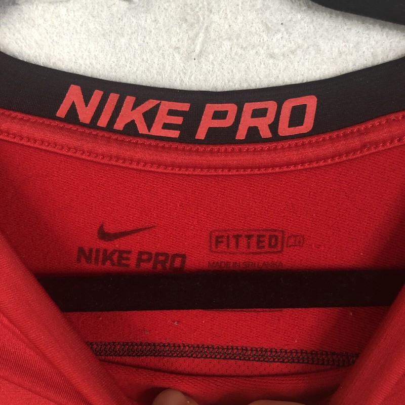Nike Pro Sweater Mens Extra Large Red Dri Fit Athleisure Athletic Work Out Gymn gallery