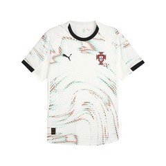 PUMA Portugal ’25 Away Crew Neck Short Sleeve Replica Jersey Mens White 7807690
