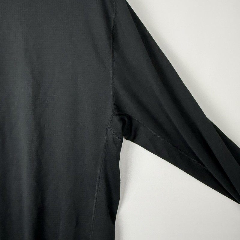 Patagonia Midweight Capilene Baselayer 1/2 Zip Polartec Men’s Large Black 44445 gallery