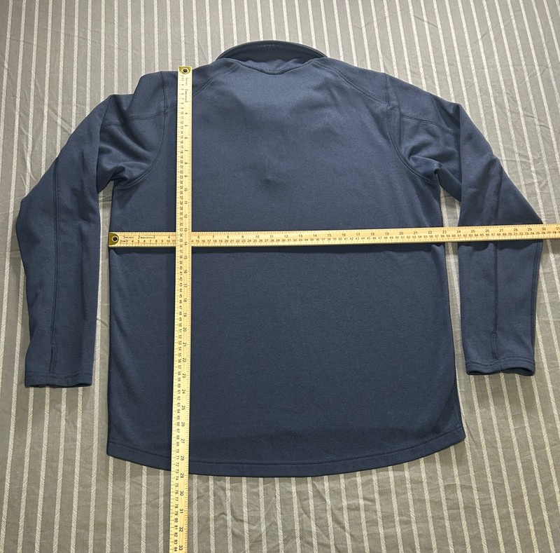 Timberland Pro Mens 1/4 Zip Pullover Black Mock Neck Long Sleeve Original Fit L gallery