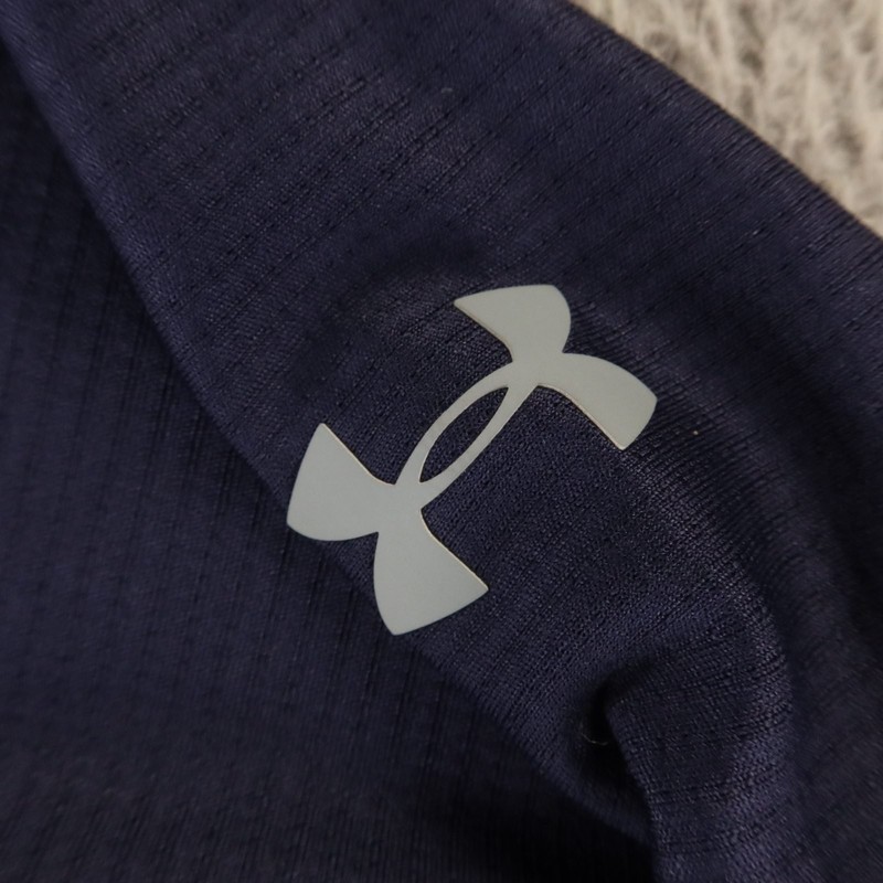 Under armour Pullover Mens XL Blue Polyester Loose 1/4 Zip Golf Logo gallery