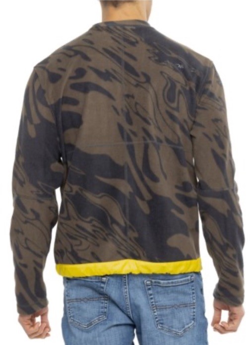 Spyder Reebok Shirt Mens XL Camo Lounge Fleece Pocket Skater Drawcord msrp $89 gallery