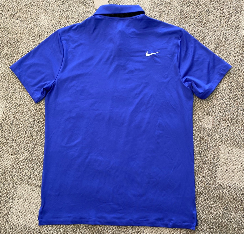 Nike Golf Polo Shirt Top Short Sleeve Tour Solid DR5298-430 Men's Medium M gallery