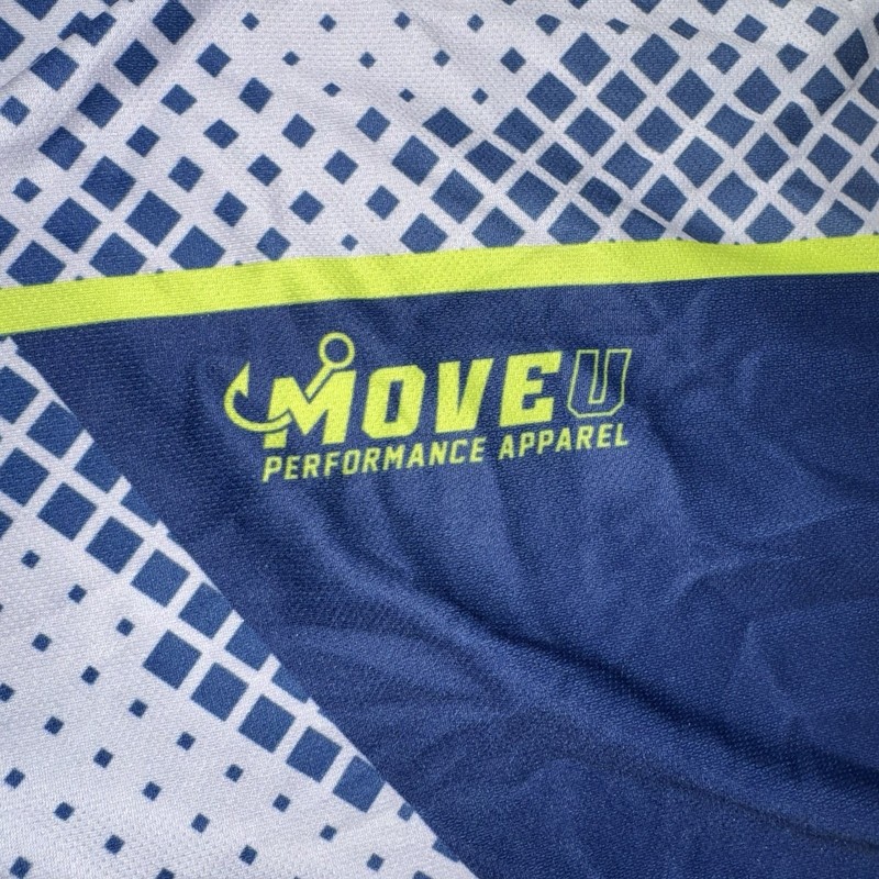 MOVE U Performance Shirt Mens XL Long Sleeve Athletic USA Made Running Training gallery
