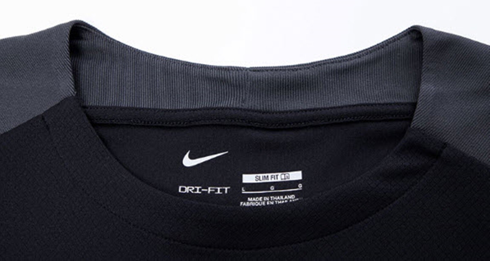 Nike Men DRI-FIT STRIKE Shirt Athletic Run Black Gray Tee Top Shirts FN2400-010 gallery