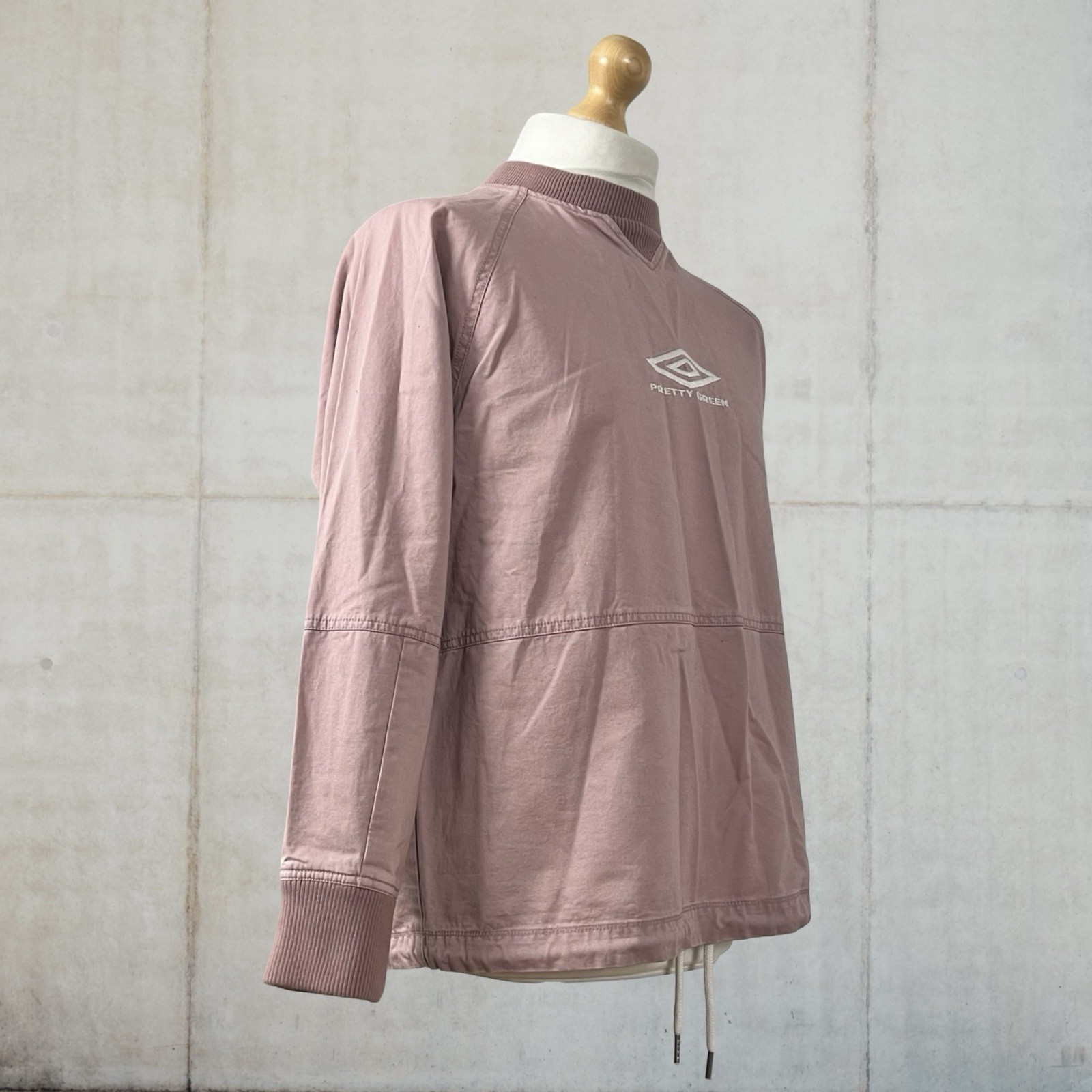 Pretty Green x Umbro Drill Top In Pink Fits Small New With Tags gallery