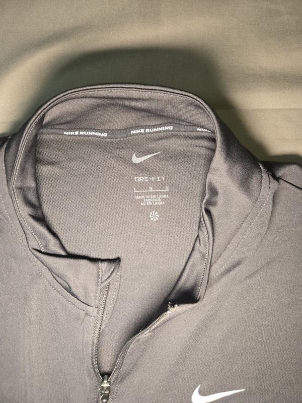 Nike Mens Dri-FIT Pacer Flash 1/2-Zip Running Top Dark Gray IB3772-070 Large NWT gallery
