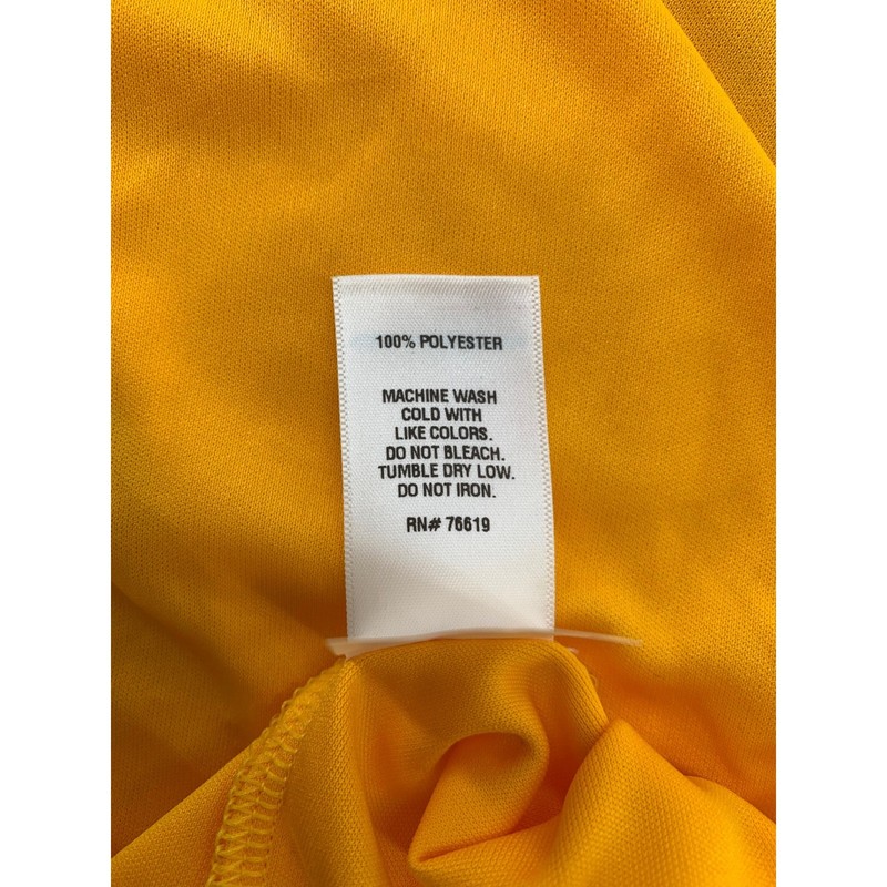Badger Sport Yellow Polyester Athletic T Shirt Mens Size M gallery