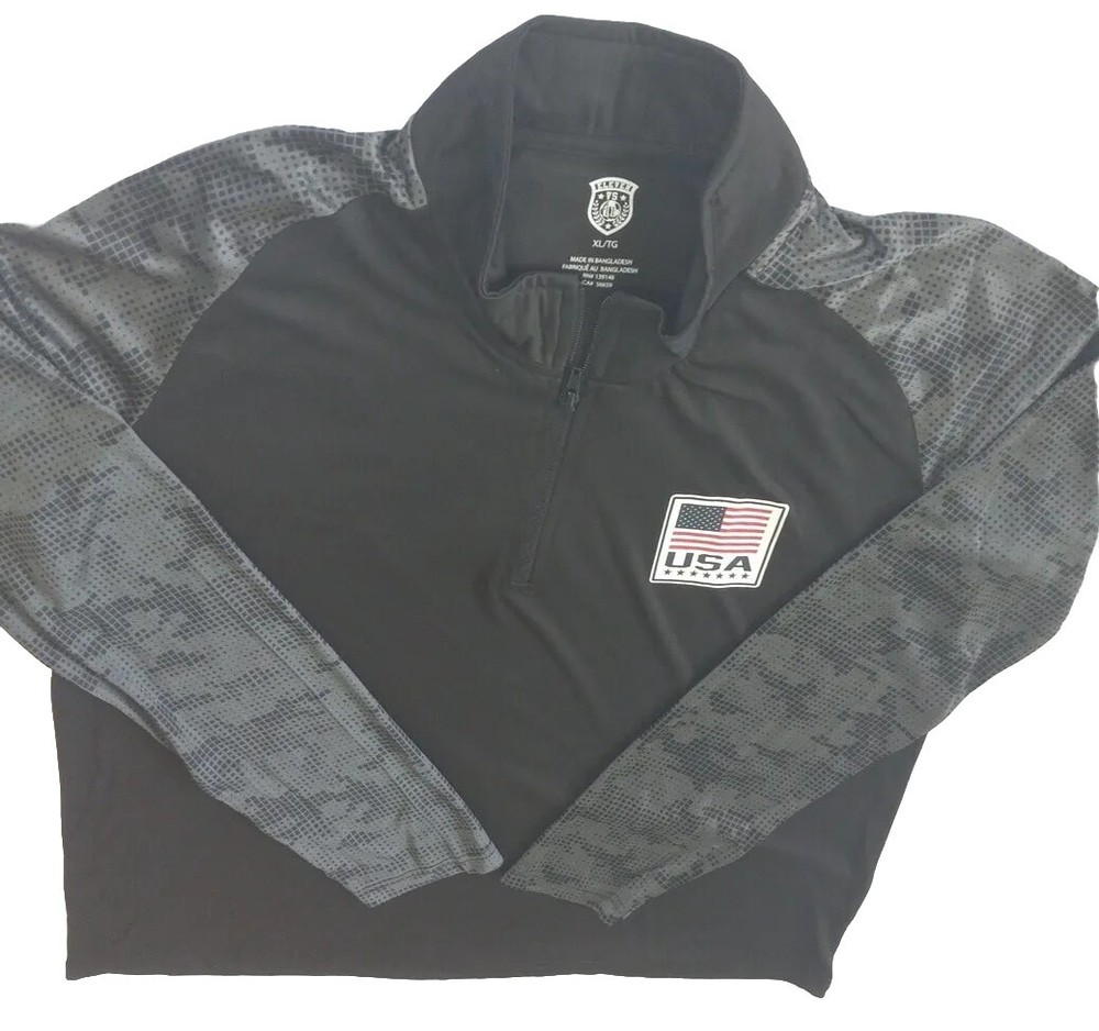 Eleven Men's Long-sleeved Active Tactical Sweat Shirt XL Coumoflage Black Gray