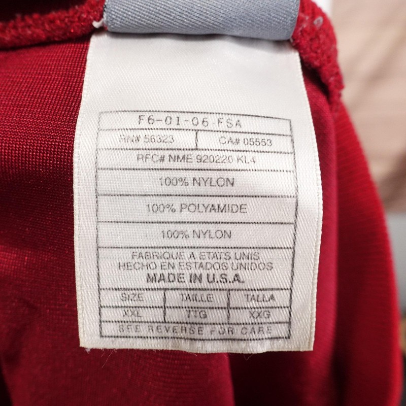 Vintage Nike Team Sports JERSEY 2XL Red #10 Mesh Football Jersey USA Made gallery