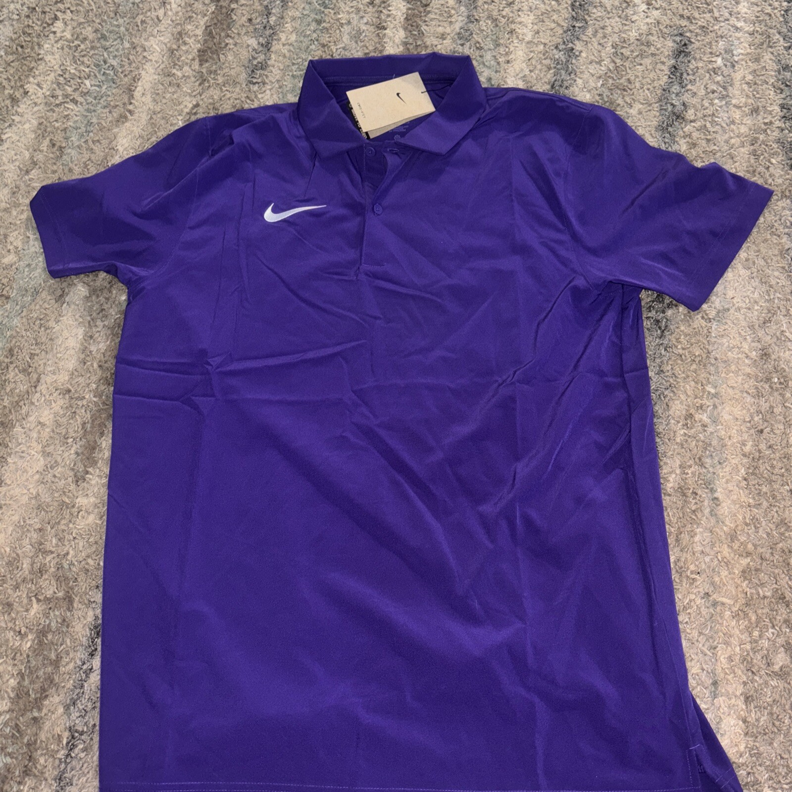 Nike Dri-Fit Football Coach Polo - Men's Medium Purple Top - DV6749 548 gallery