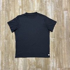 Vuori men’s brown pinstripe short sleeve crew neck active t-shirt tee XL or XXL