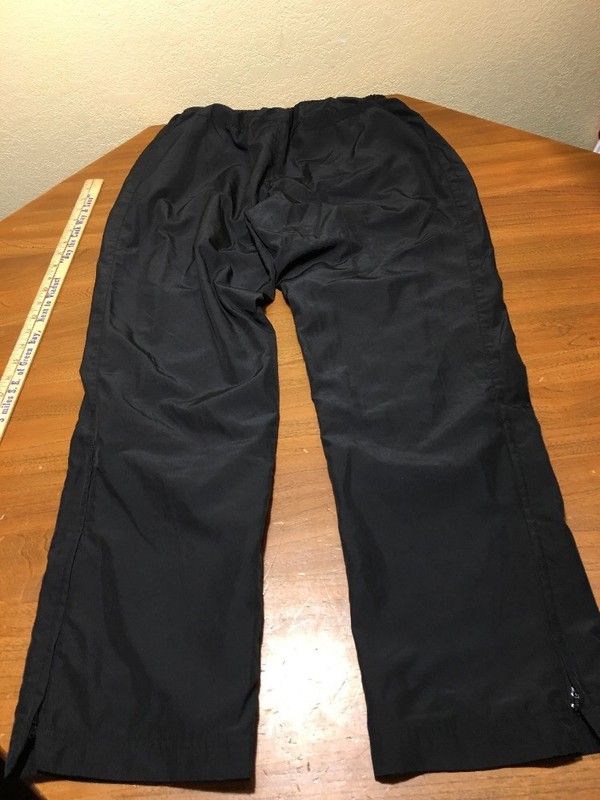 Sport Tek Mens S Sweat Pants Wind Running Track Lined Black Polyester Marines gallery