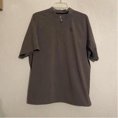 Adidas Jacket Men Small Gray Short Sleeve Windbreaker Shirt