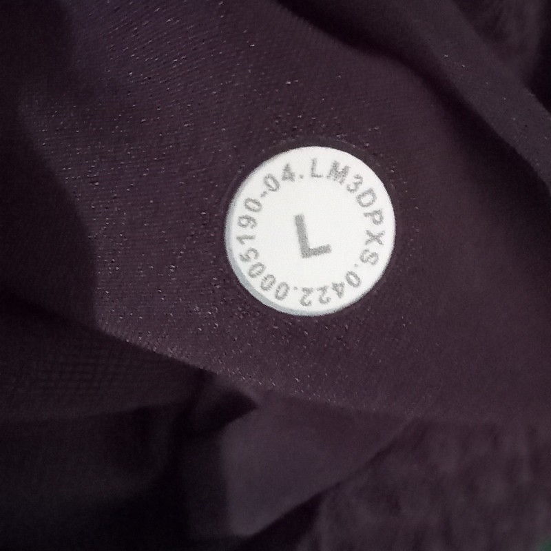 Lululemon At Ease Textured Half Zip Pullover M3DPXS Maroon 1/2 1/4 Mens Large gallery