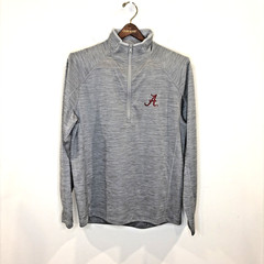 NWT Vineyard Vines Sankaty Half Zip Pullover Men’s S Alabama Embroidered Gray