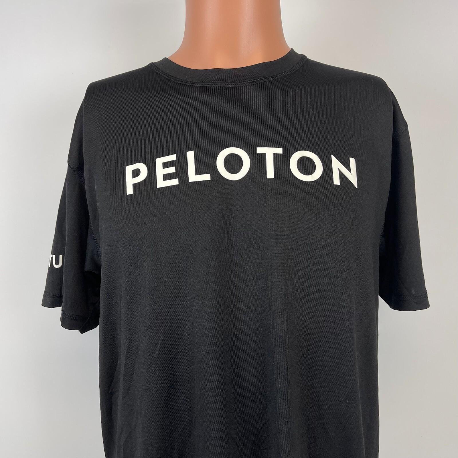Peloton 100 Rides Performance T Shirt Mens Size M Black gallery
