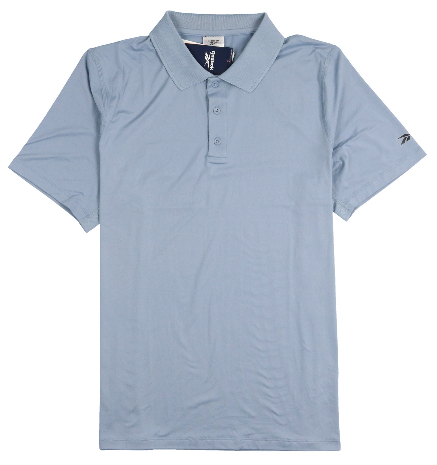 REEBOK Performance Training Polo Golf Shirt sz M Medium Vintage Blue gallery