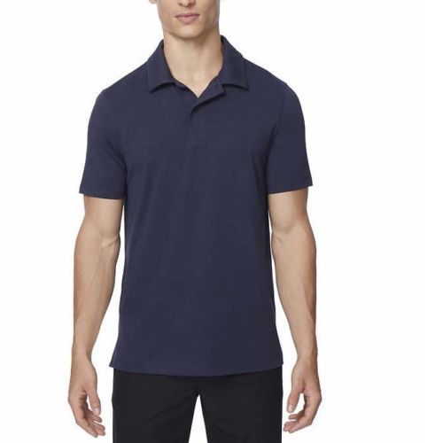NEW 32 Degrees Men’s Performance Polo, Stormy Night Blue Medium gallery