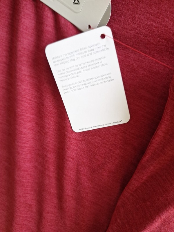 Reebok RBK Delta Core Ss Tee Rhubarb Heather gallery