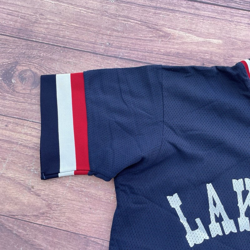 Vintage 80s Efinger Sporting Goods Lakewood Baseball Jersey Size Small gallery