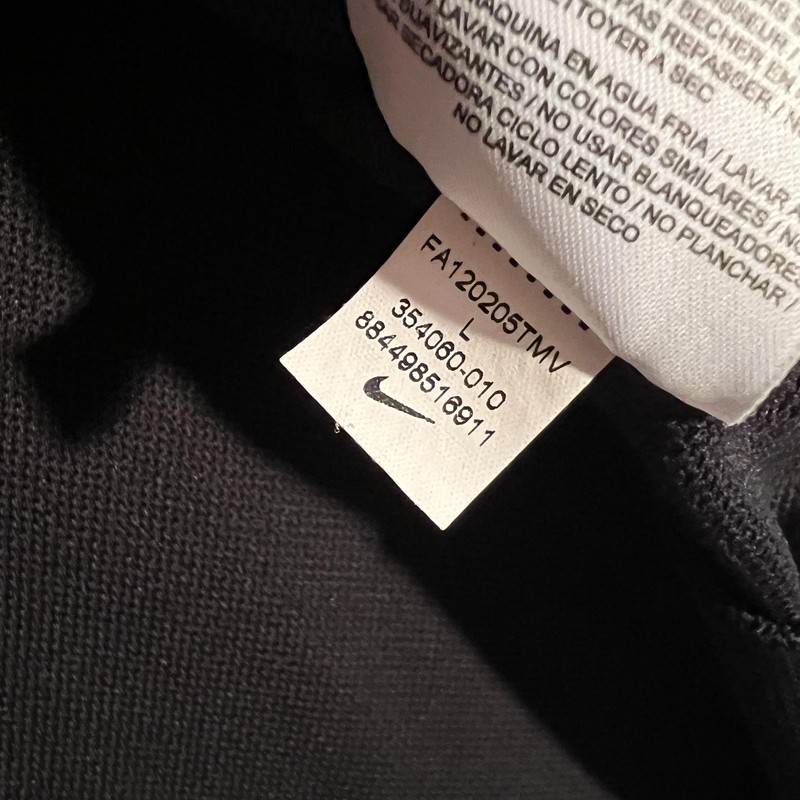 Nike Golf Dri-FIT Pullover Mens Large Black 1/4 Zip Long Sleeve RAM Logo gallery
