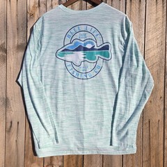 Reel Life Shirt Mens Large Green Long Sleeve Lightweight Fishing Outdoor Casual