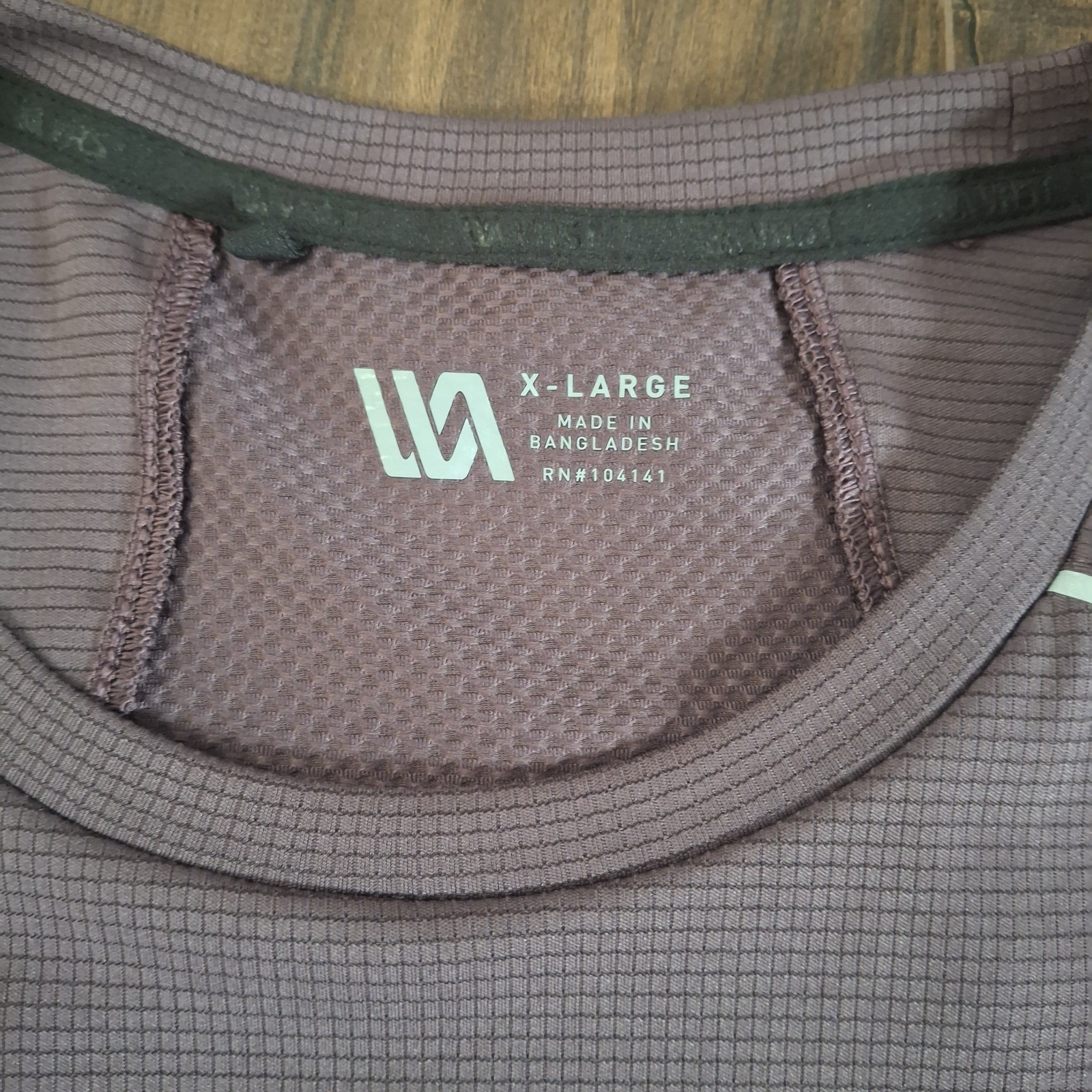 VRST Running TShirt Mens XL - Purple Reflective Strips Active gallery