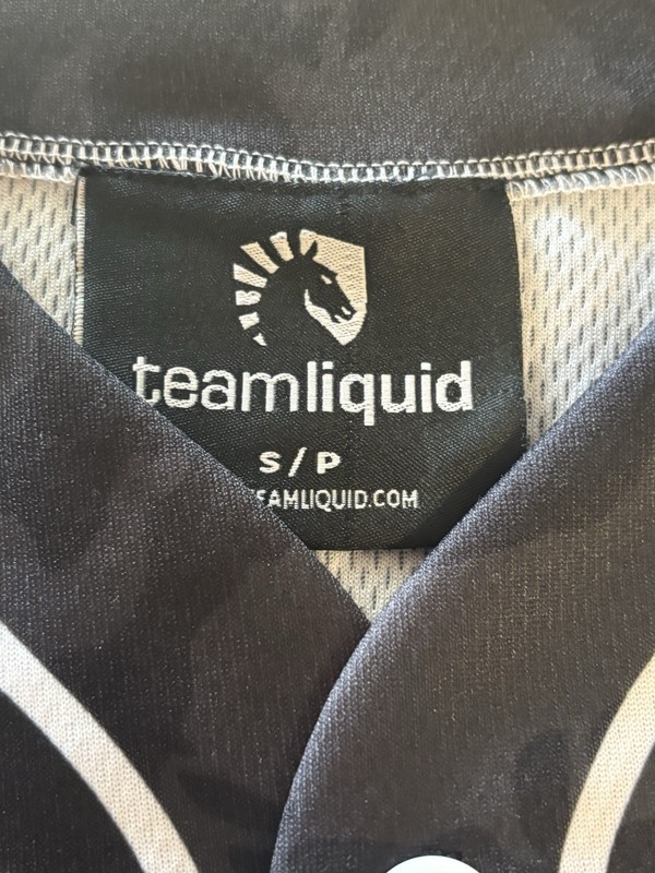 Team Liquid Baseball Jersey - Black - Number 00 Rare 2019 Small gallery