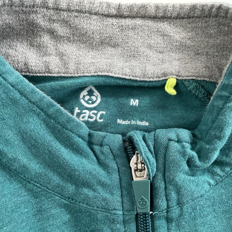 Tasc Performance Quarter-Zip Pullover Sz M Teal Athleisure Gorpcore Golf Running gallery