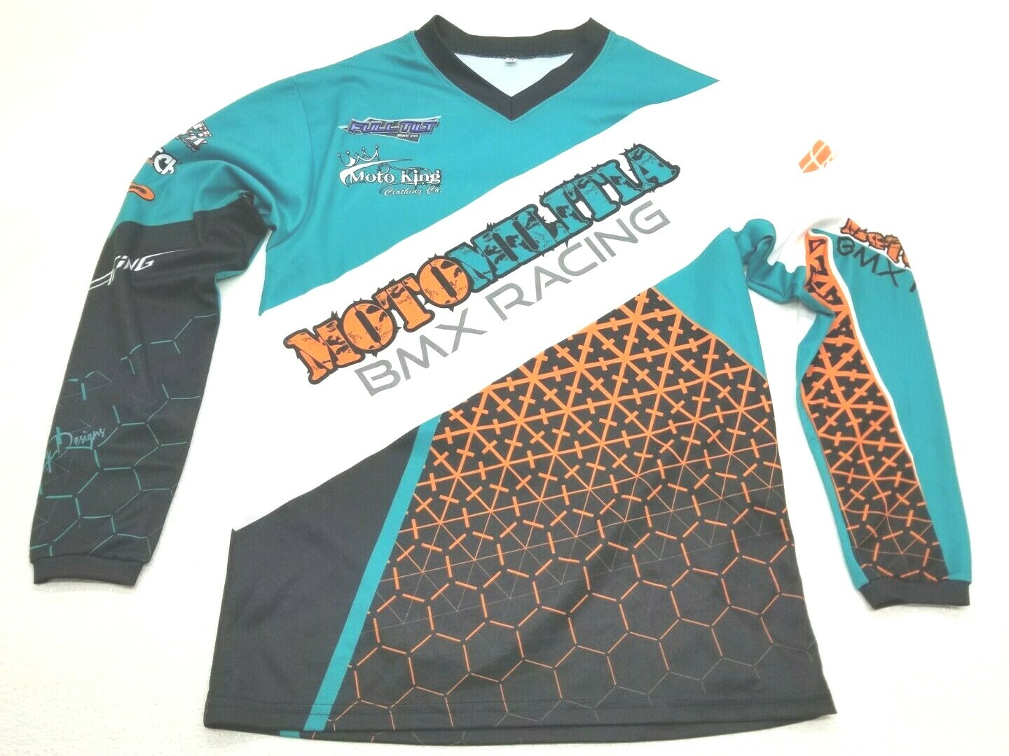 MOTO MILITIA BMX Racing Riding Jersey Shirt Mens Medium - Mark Kizerian gallery