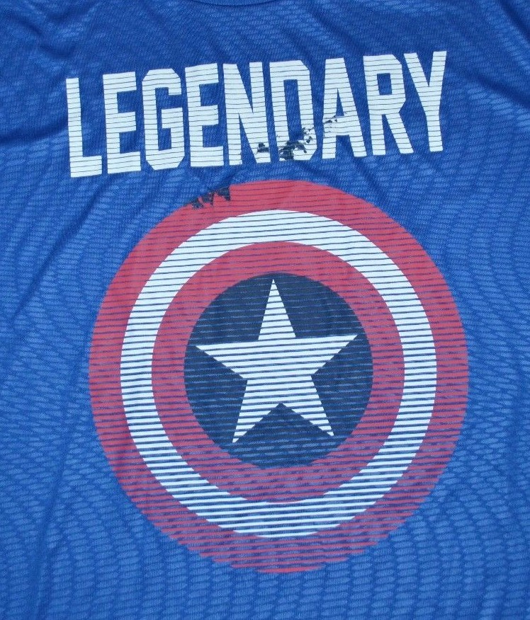 Men's Athletic Top Captain America Officially Licensed Marvel Comics Size XL gallery