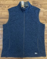 NEW! Eddie Bauer Soft Blue Full-zip Sweater / Sweatshirt Men’s XL